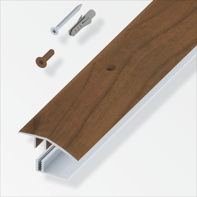TERMINALE A SCIVOLO P/PARQUET NOCE NAT. 100 CM