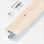 TERMINALE A SCIVOLO P/PARQUET ROVERE CREMA 100 CM