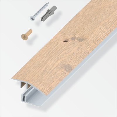 TERMINALE A SCIVOLO P/PARQUET ROVERE BEIGE 100 CM