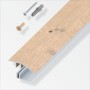 TERMINALE A SCIVOLO P/PARQUET ROVERE BEIGE 100 CM
