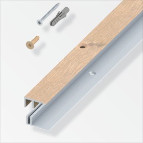 RACCORDO BALCONE P/PARQUET ROVERE BEIGE 100CM RACCORDO BALCONE P/PARQUET ROVERE BEIGE 100CM