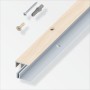 RACCORDO BALCONE P/PARQUET ROVERE CREMA 100CM