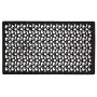 ZERBINO STELLATO NERO C/BORDO 40X70 CM