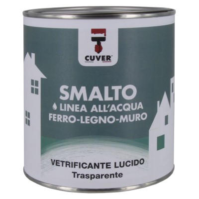 SMALTO ALLACQUA VETRIFICANTE CUVER TRASP LUC 750 ML