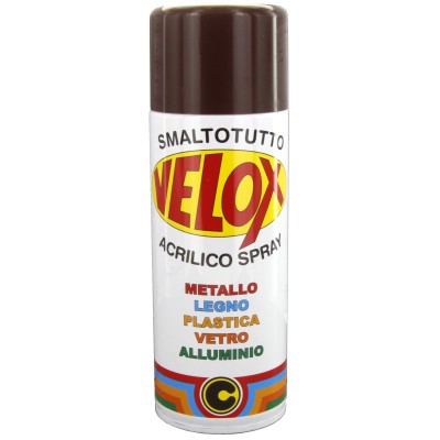 VELOX SPRAY ACRILICO MARRONE MOGANO RAL 8016