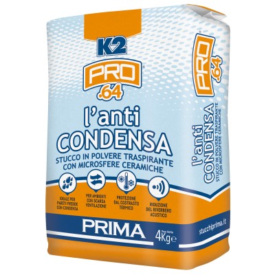 STUCCO ANTICONDENSA IN POLVERE K2 DA 4 KG