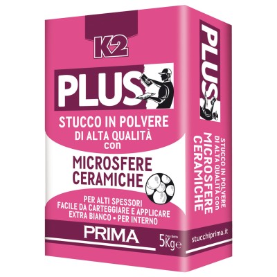 STUCCO PLUS MICROSFERE CERAMICHE K2 DA  5 KG