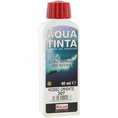 AQUATINTA P/INTERNI 40 ML ROSSO ORIENTE 307