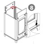 R ALZATA POSTERIORE X KIT LAVATOIO RESINACM.45X50