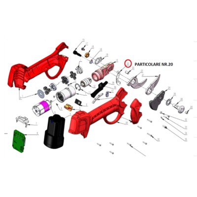 R PARTICOLARE NR.20 FORBICI POTA BATT DJ-025