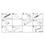 R KIT CREDENZA 3A ZAIKEN-(KIT VITI)