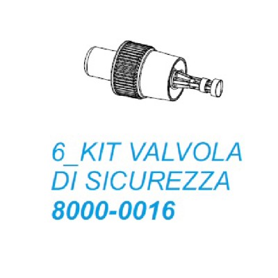 R KIT VALVOLA DI SICUREZZA 8000-0016