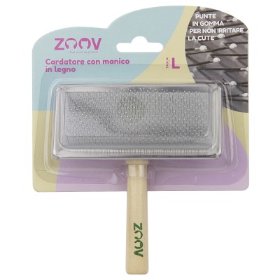 ZOOV CARDATORE C/MANICO LEGNO 11,5X5,5 CM