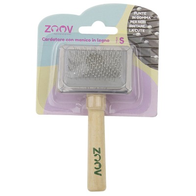 ZOOV CARDATORE C/MANICO LEGNO 6X4,5 CM