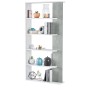 KIT LIBRERIA ALIDA 90X25X180 BIANCO CEMENTO