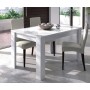 KIT TAVOLO KENDRA 140/190X90XH78CM BIANCO LUCIDO