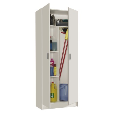 KIT ARMADIO 2 ANTE 3 RIPIANI MULTIUSO 73X37XH180 CM