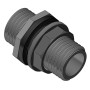 RACCORDO DIRITTO NYLON P/CASSONI FILETTATO  1