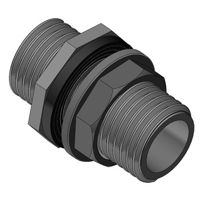 RACCORDO DIRITTO NYLON P/CASSONI FILETTATO  2