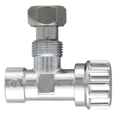 RUBINETTO CROMATO P/CASSETTA WC D 3/8**