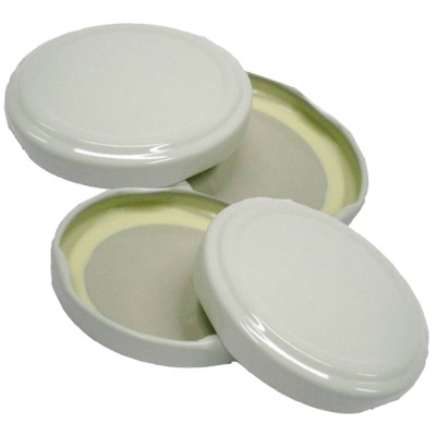CAPSULA P/BARATTOLO D 53 MM 100 PZ BIANCO