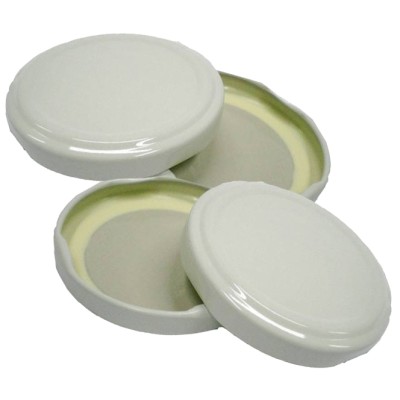 CAPSULA PER BARATTOLO D 63 MM 100 PZ BIANCO