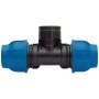 RACCORDO POLIPROP TEE F D 25 X 3/4 X 25 MM*