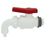 RUBINETTO P/BOTTI A SFERA NYLON 3433 F 1  X 30*
