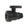 RACCORDO PVC VALVOLA A SFERA MF 1*