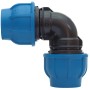 RACCORDO POLIPROP GOMITO 90 25X25 MM*