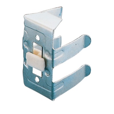 BS GANCIO ACCIAIO ZINCATO ZOCCOLO RESINA ALLUM. 8 PZ