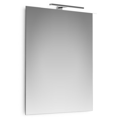 SPECCHIO C/TELAIO  60X80 CM LAMPADA LED 30 CM