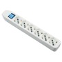 MULTIPRESA 6P BIP/SCHUKO+INTERR S/CAVO BIANCO FIG.10