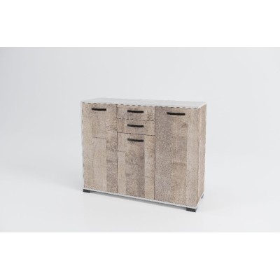 MADIA SOCHEF 107X36XH86 CM ROVERE SABBIATO/GRIGIO