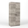 KIT ARMADIO 2 ANTE  80X52X205 CM ROVERE PLAT.K355
