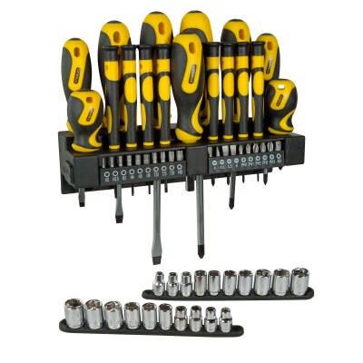 ST SET CACCIAVITI C/INSERTI E BUSSOLE 0.62143 57 PZ