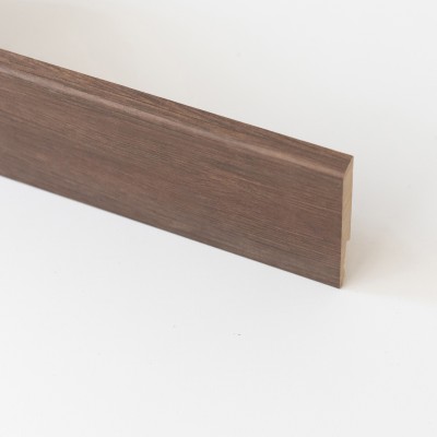 BATTISCOPA  80X14 MM MDF 240 CM NOCE SCURO