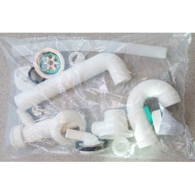 R KIT SIFONE X  LAVATOIO LEGNO IN KIT CM.60X50