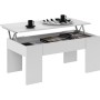 KIT TAVOLO CAFFE ELEV 50X100X45/56H BIANCO ARTIK