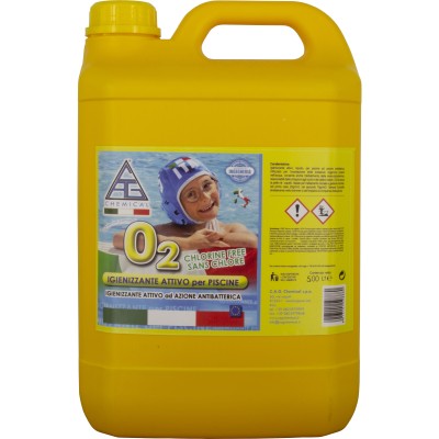 IGIENIZZANTE P/PISCINA S/CLORO MULTIATTIVO 5 L