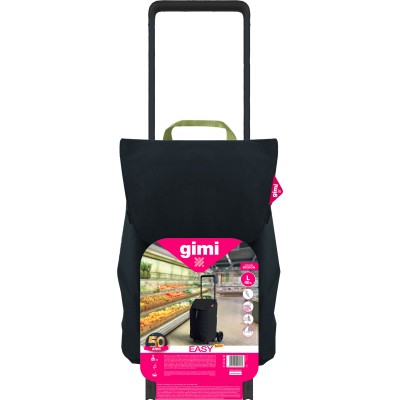 GIMI CARRELLO SPESA EASY 40 L NERO