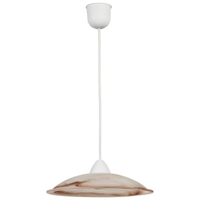 LAMPADA SOSP DUNA 30 1XE27 ALABASTRO TABACCO