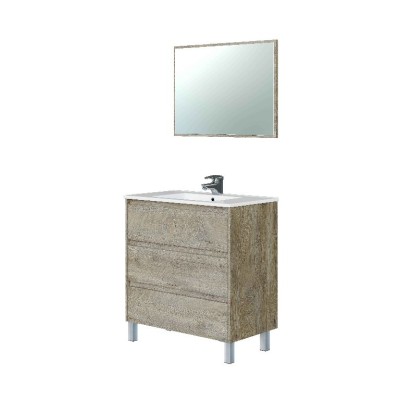 KIT MOBILE BAGNO DAKOTA 3 CASSETTI 80 ALASKA S/LAV