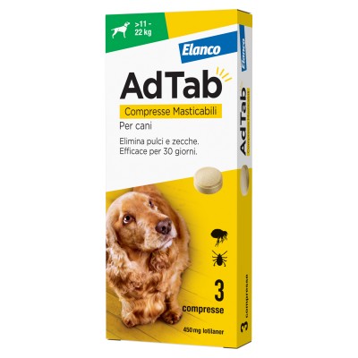 ADTAB COMPRESSE MASTICABILI P/CANI 11 - 22 KG