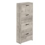 KIT SCARPIERA 4A D/PROF 139X58X25 ROVERE PLAT.K355