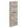 KIT SCARPIERA 5A D/PROF 173X58X25 ROVERE PLAT.K355