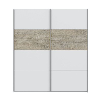KIT ARMADIO 2 ANTE SCORR 180X60X200 CM BIA ART ROV