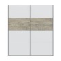 KIT ARMADIO 2 ANTE SCORR 180X60X200 CM BIA ART ROV