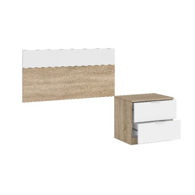 KIT TESTIERA LETTO SING+COMODINO BIAN ARTIK ROV