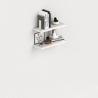 LAUNDRY COPPIA MENSOLE 60X23 CM BIANCO FRASS